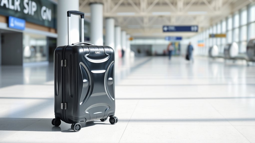 stylish usb enabled carry on