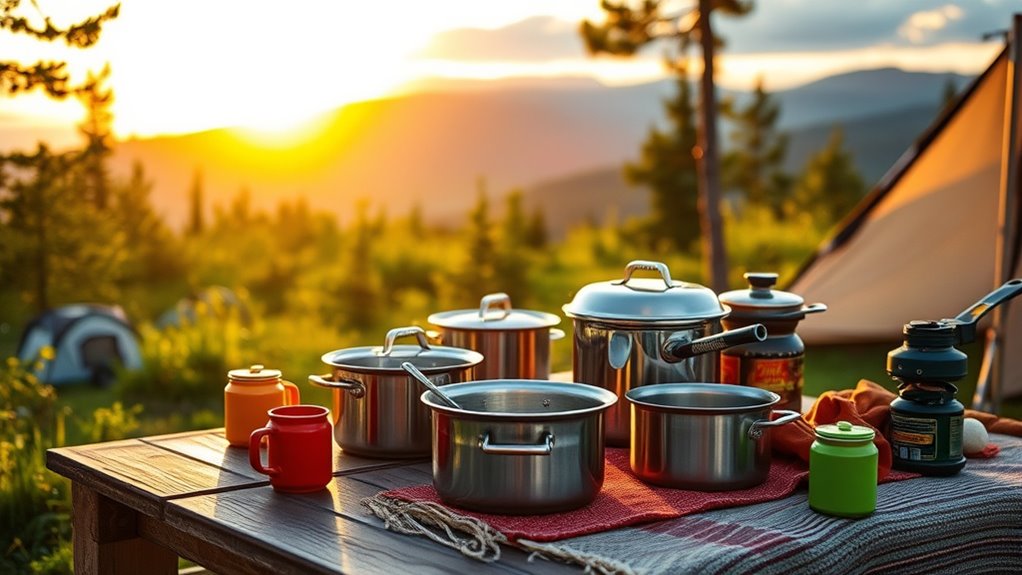 top camping cookware sets