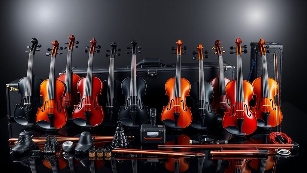 top electric violin kits