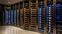 top luxury wine storage