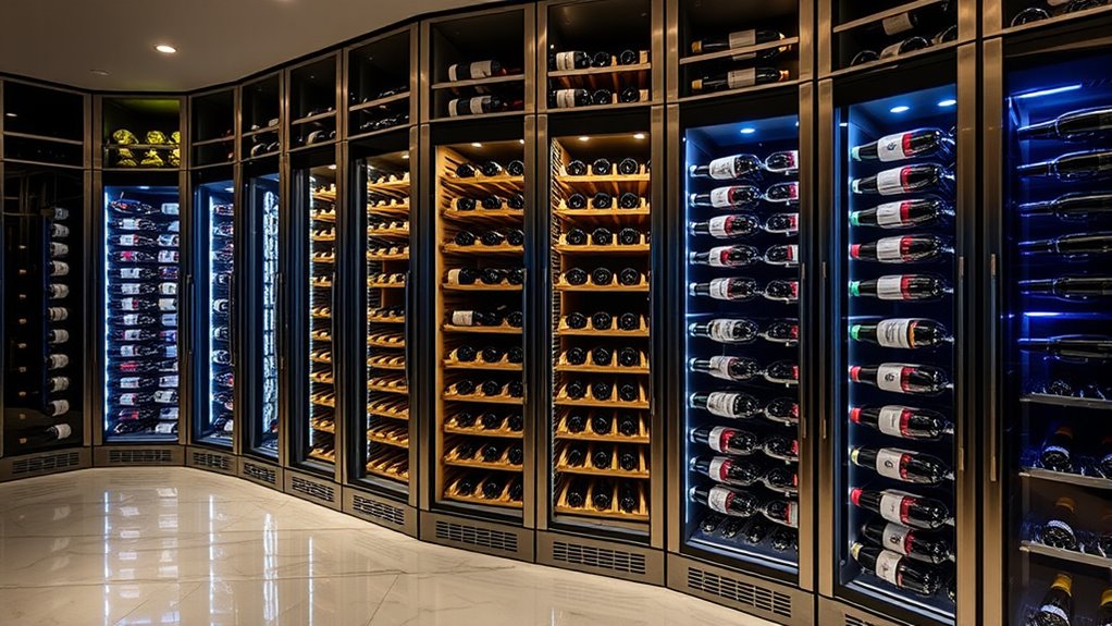 top luxury wine storage