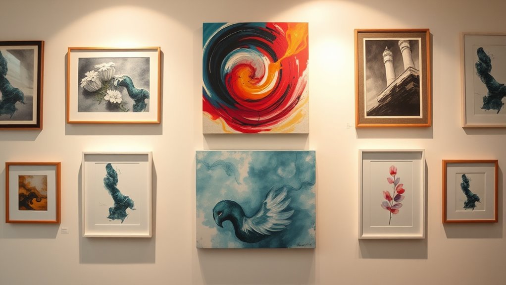 adjust art hanging techniques