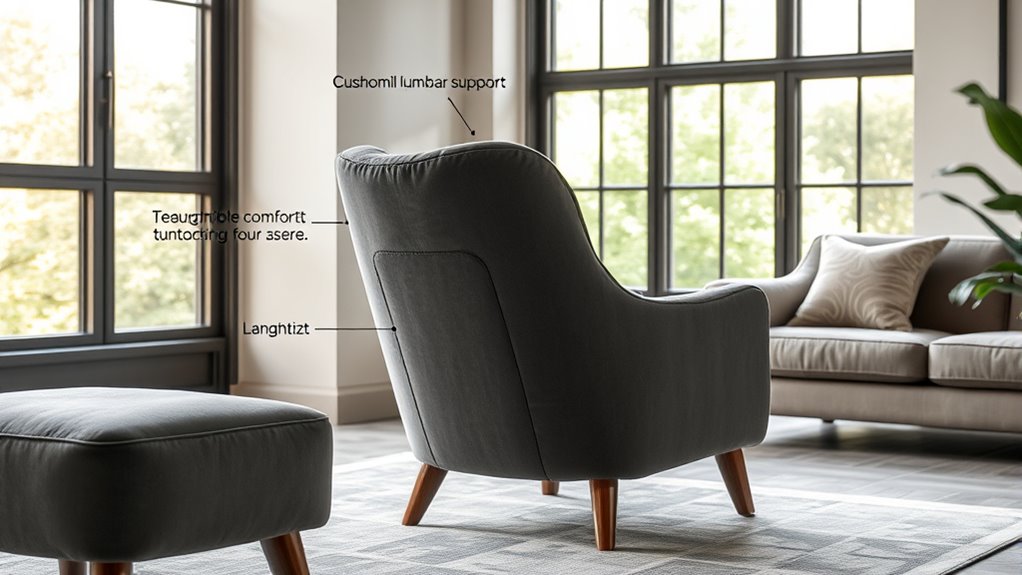 adjustable lumbar support features