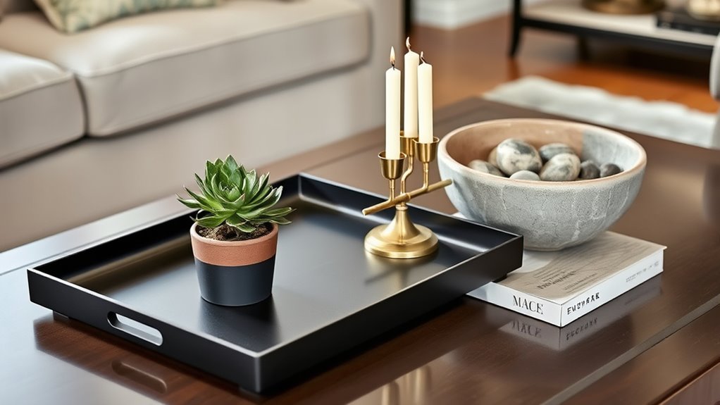 arrange accessories for flow