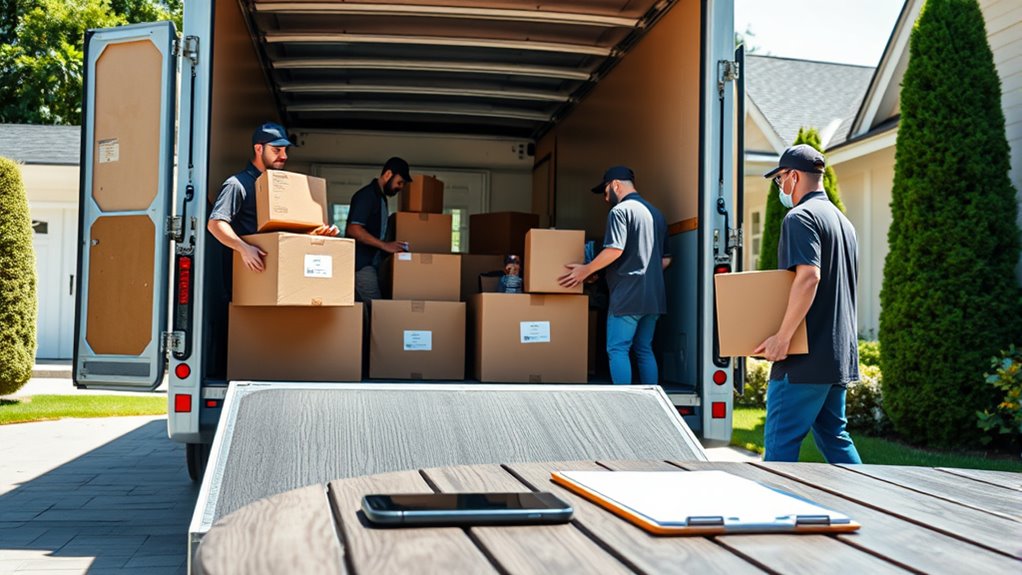 arrange professional moving services