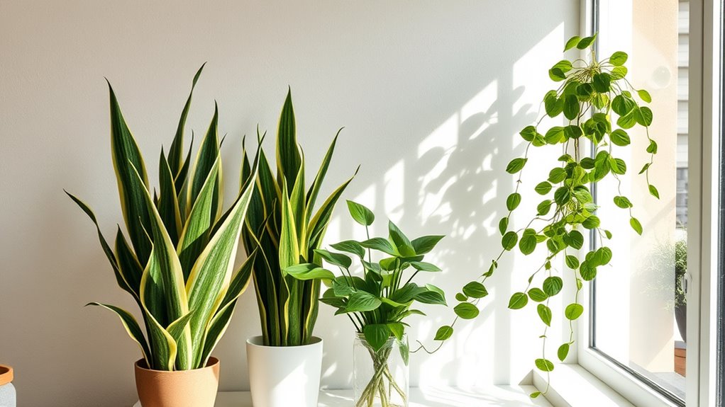 arranging plants for balance