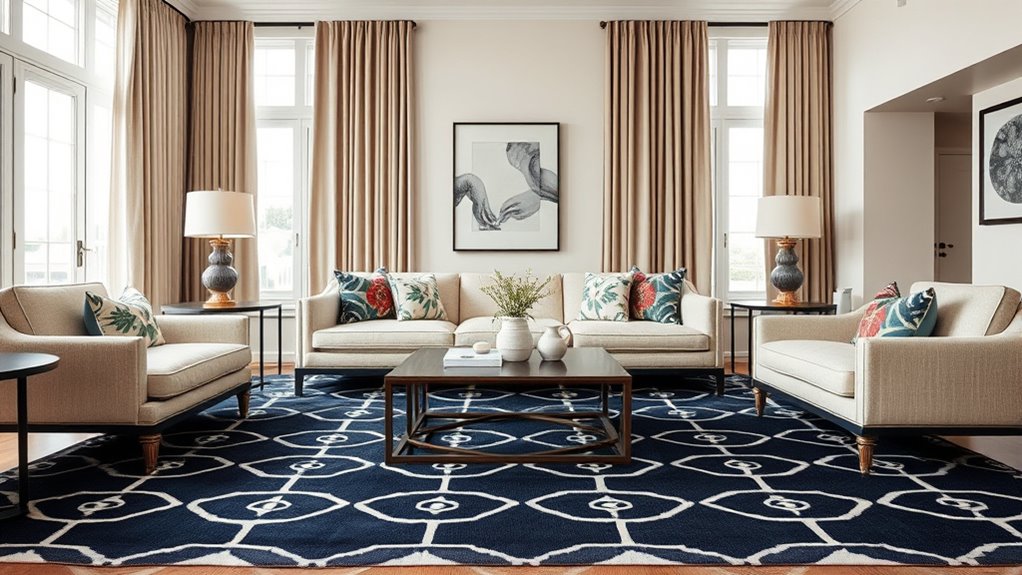 balancing bold patterns harmoniously