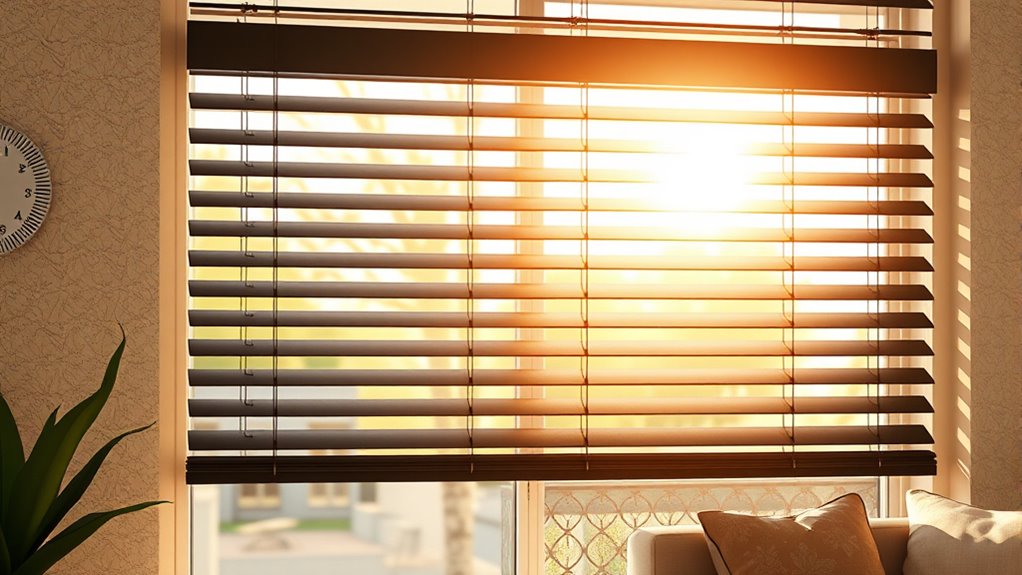 blinds improve insulation efficiency