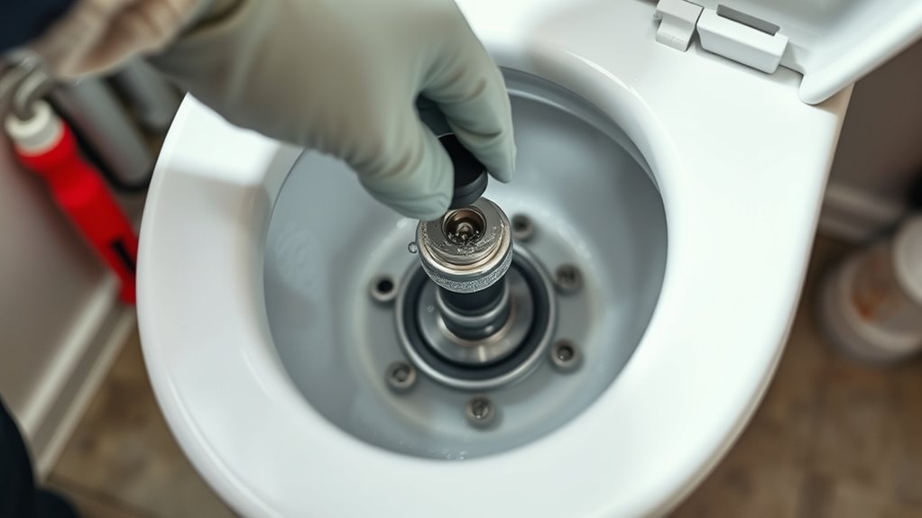 check toilet components carefully