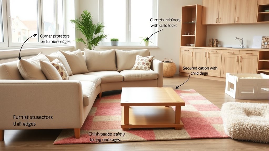 child safe appropriately sized furniture