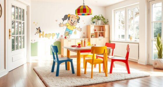 child safe dining area