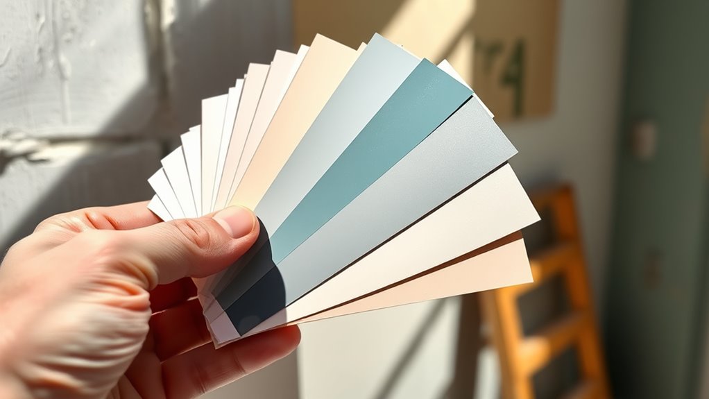 choose sheen based on light