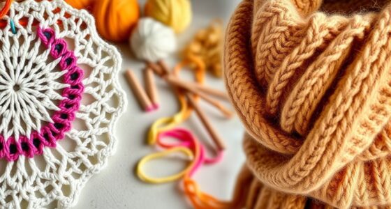 choosing between crochet and knitting