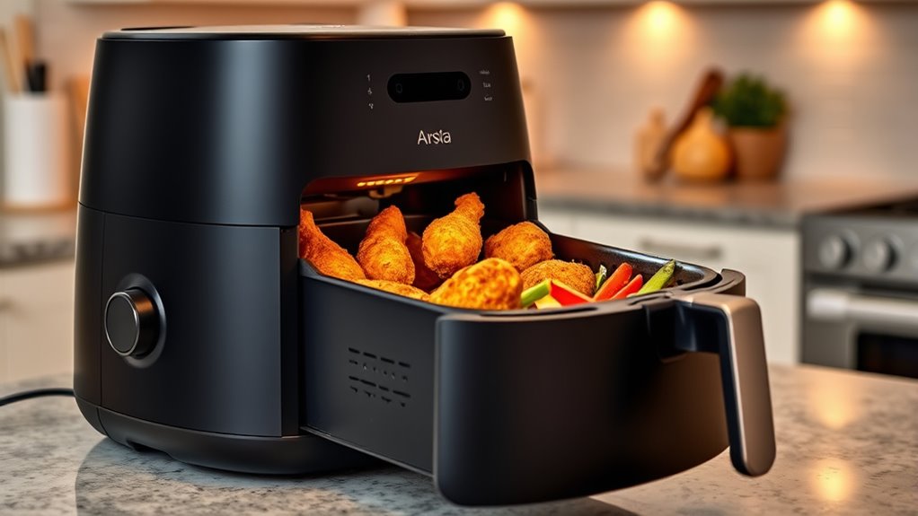 choosing large family friendly air fryer