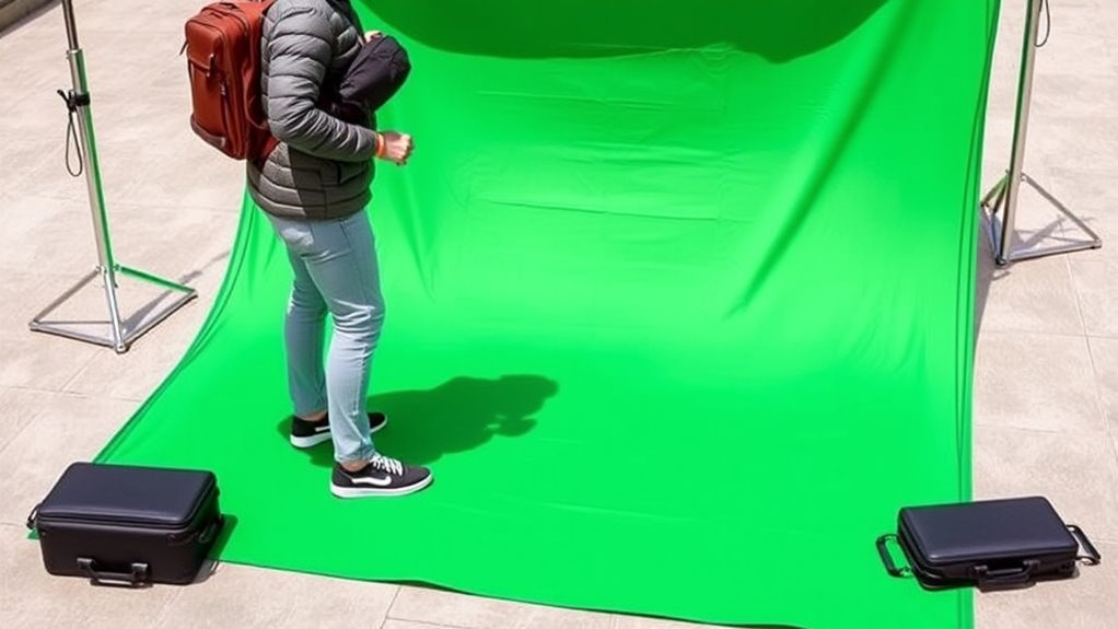 choosing portable green screen kits