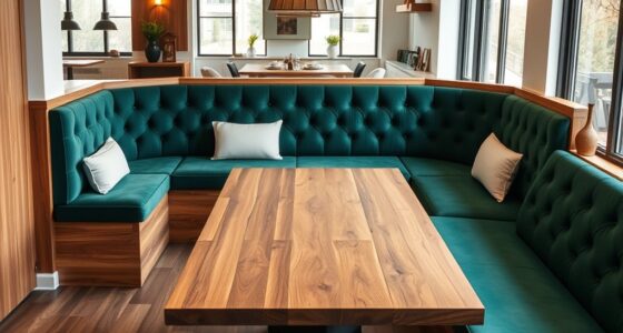 comfortable space efficient dining