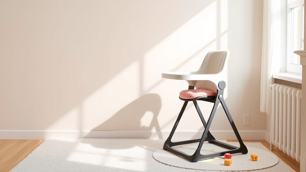 compact foldable high chairs