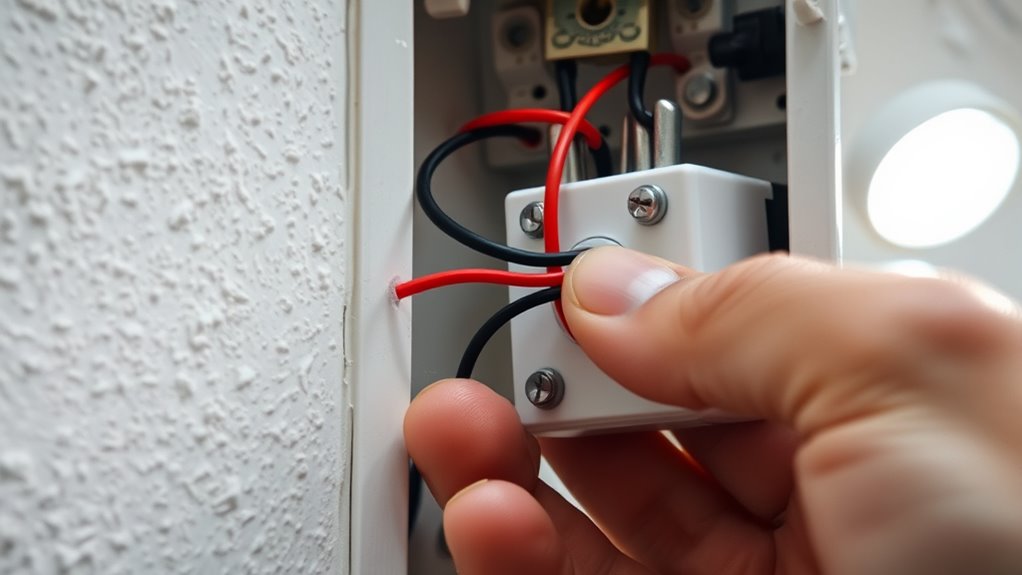 connect wires securely properly