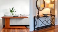 console table placement options