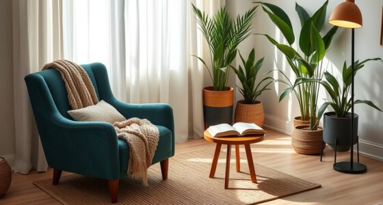 cozy living room corner