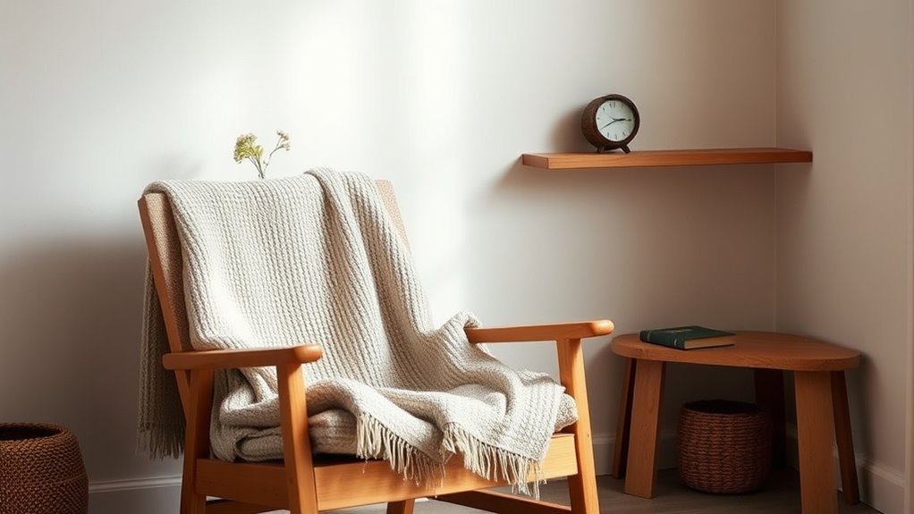 create calm clutter free space