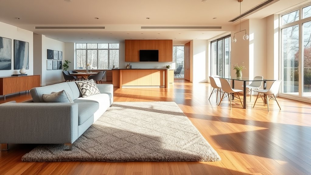 define zones with area rugs