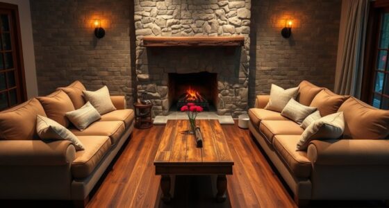 designing fireplace seating arrangements