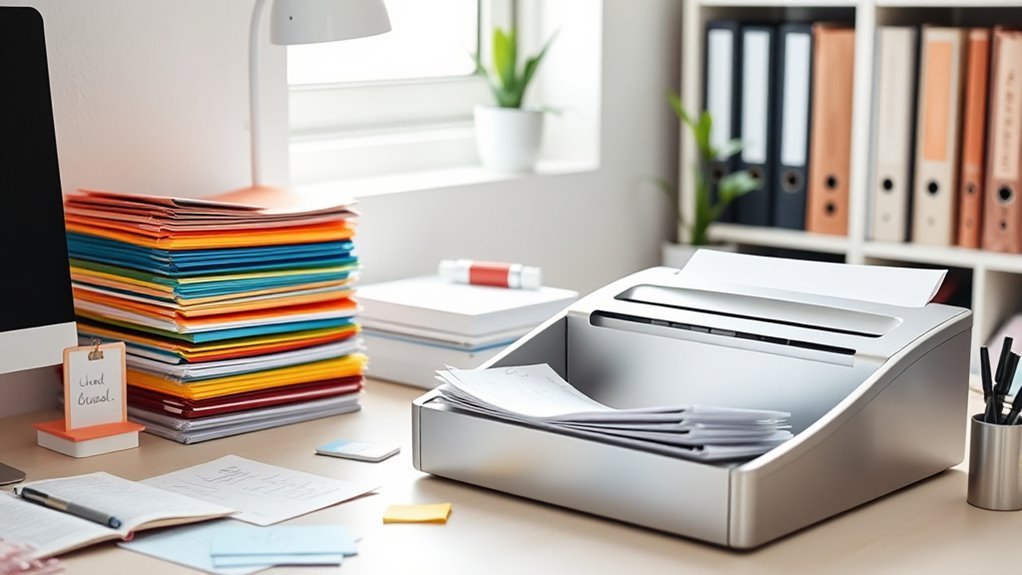 digital filing and decluttering