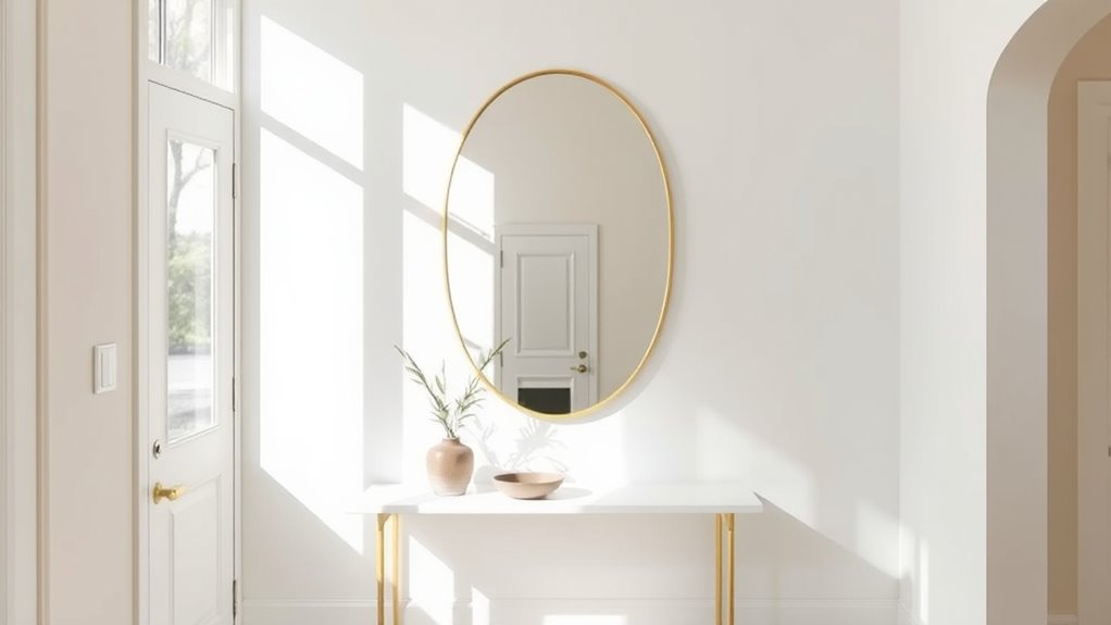 enhance space with mirrors