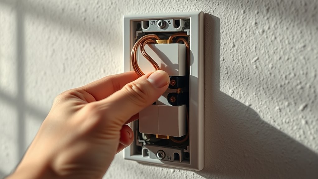 examine and disconnect wiring