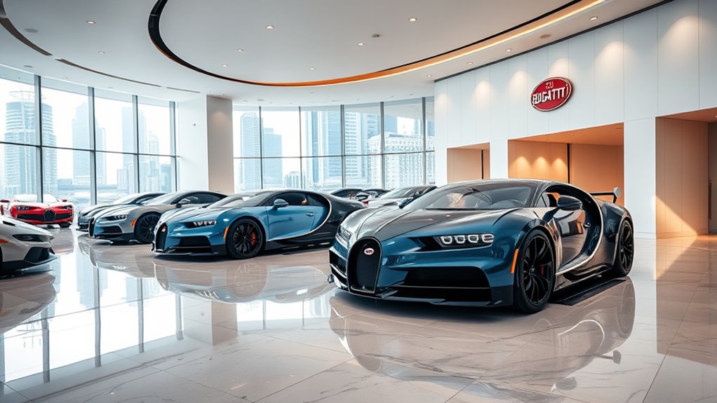 first bugatti showroom china