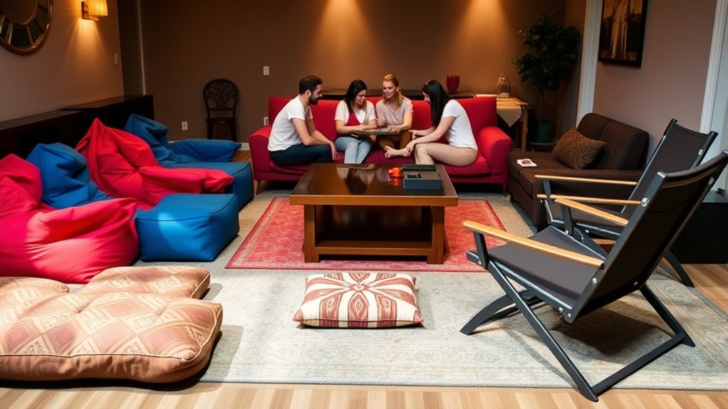 flexible space saving seating