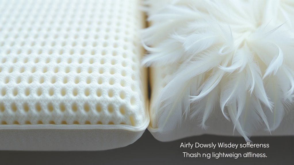 foam vs down construction