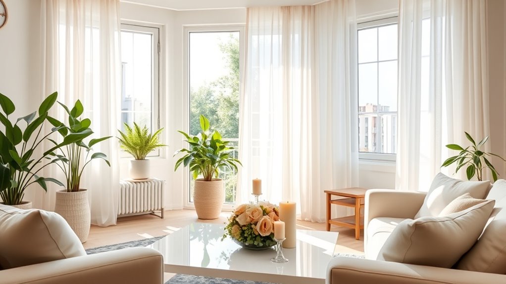 fresh air and pleasant scents