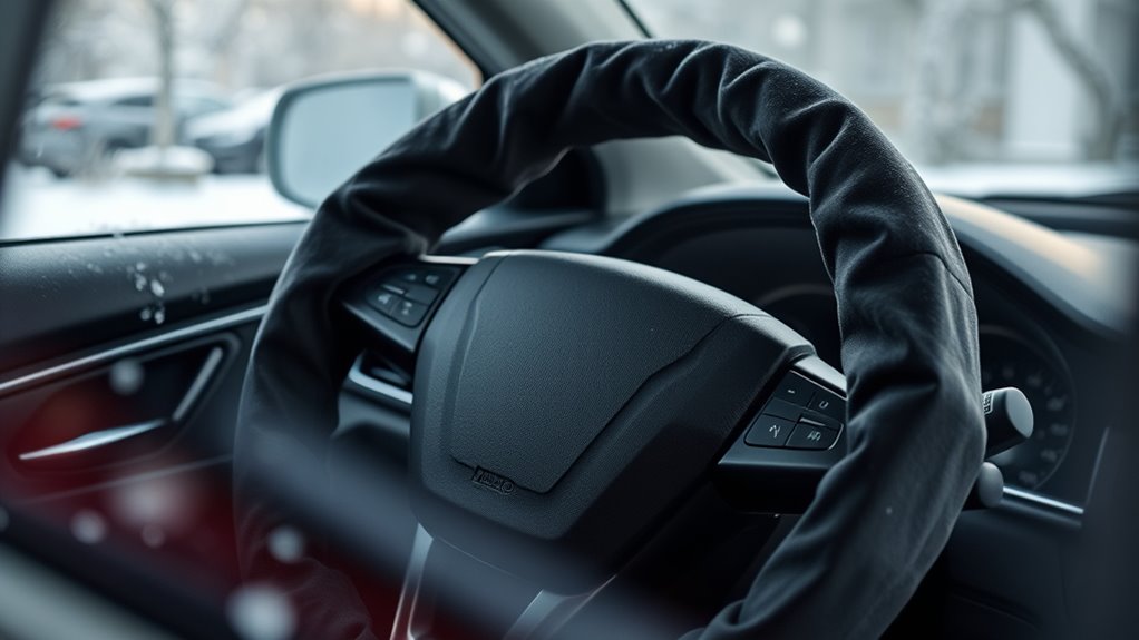 heated steering wheel covers