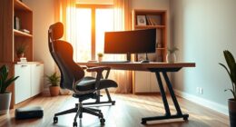 home office ergonomic setup