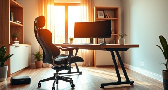 home office ergonomic setup