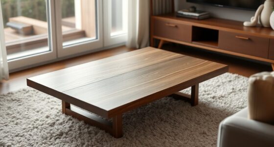 ideal coffee table heights