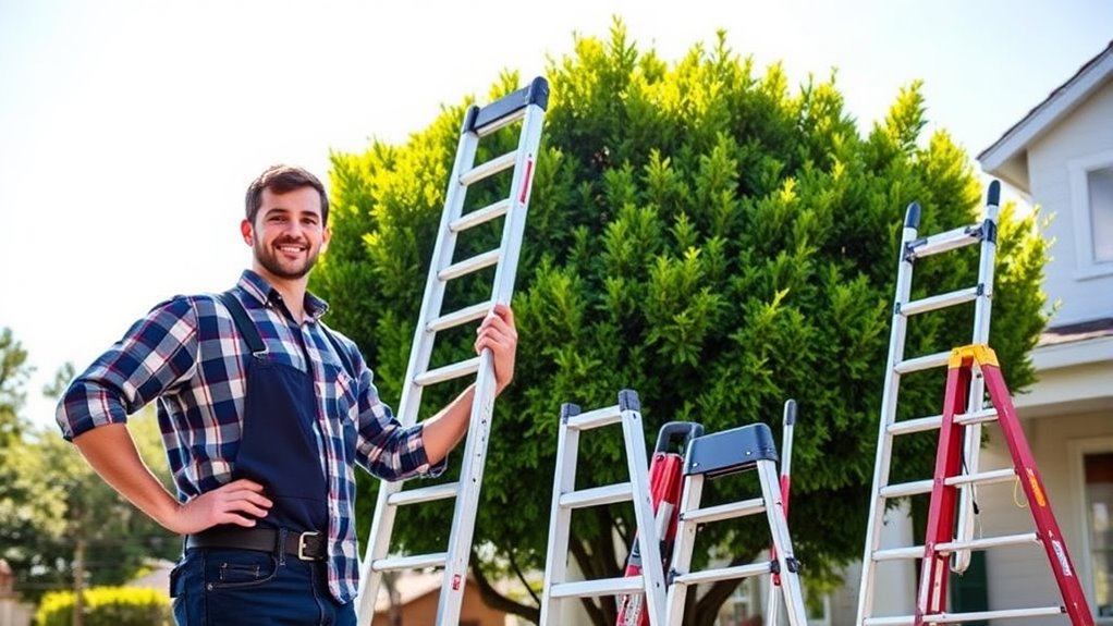 indoor outdoor ladder choice