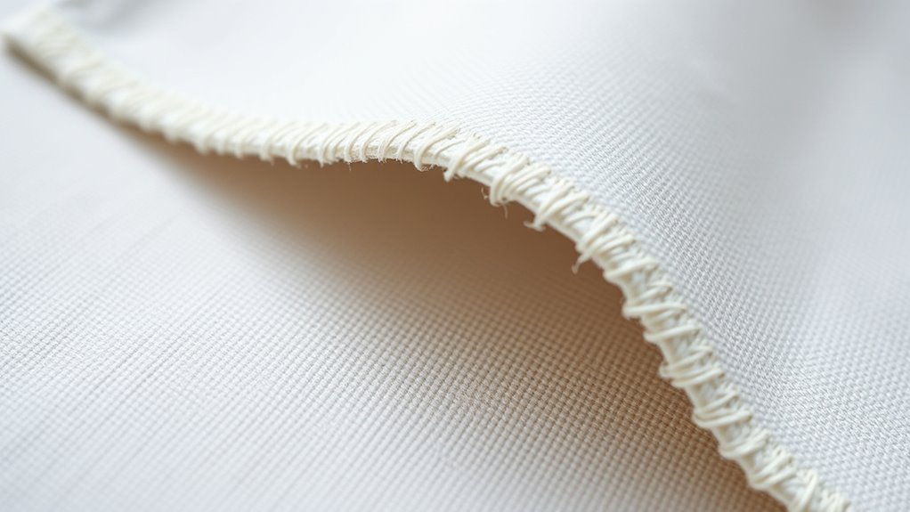 inspect selvage for quality