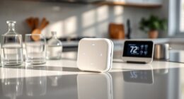 leak detectors with temperature alerts