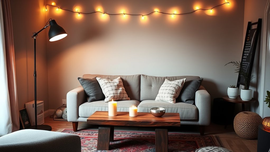 lighting and decorative accents