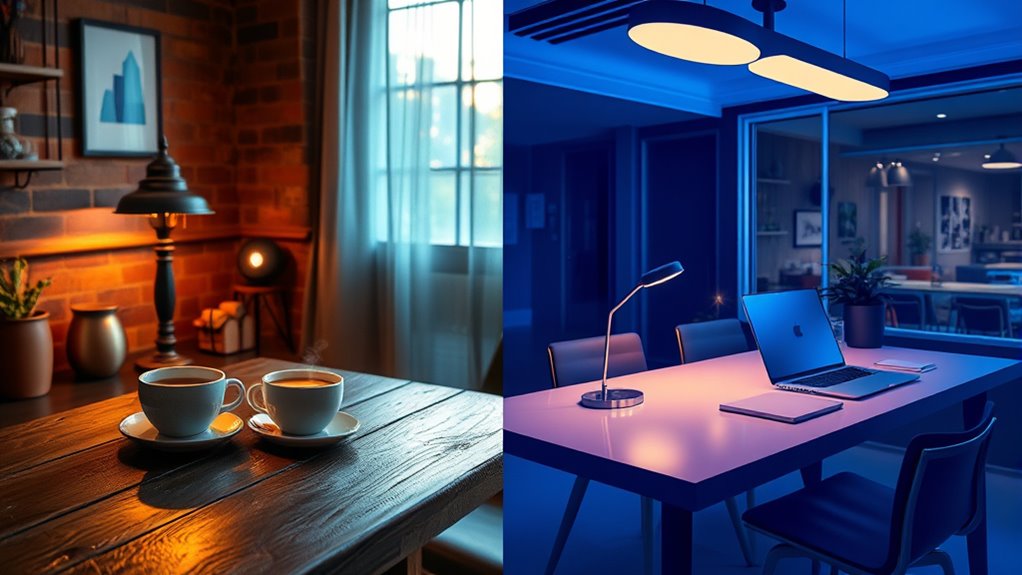 lighting influences color perception