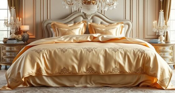 luxury king bed bedding