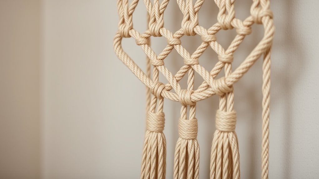 macram wall hanging knots