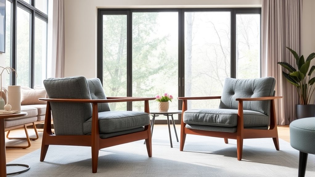 match chair size to room