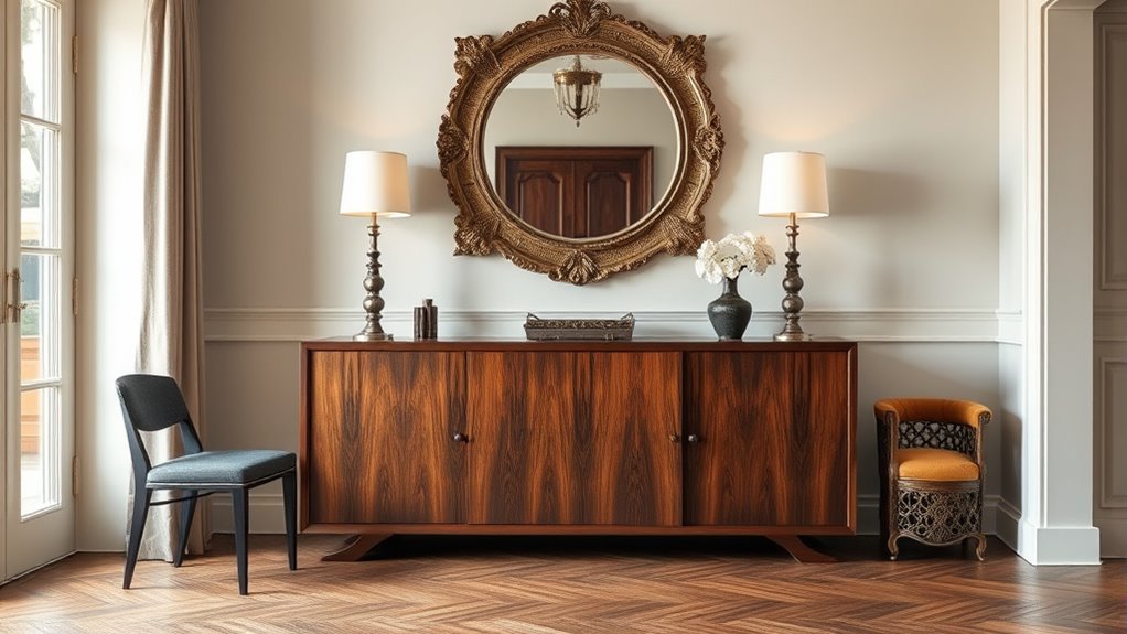 match furniture style and material