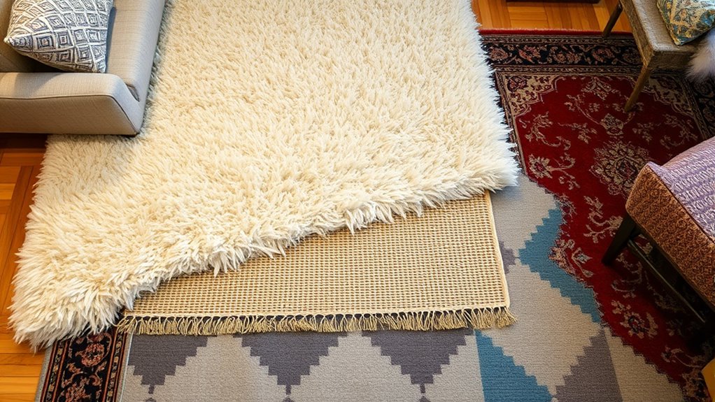 match rugs to room styles