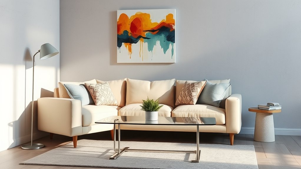 maximize space with cozy seating