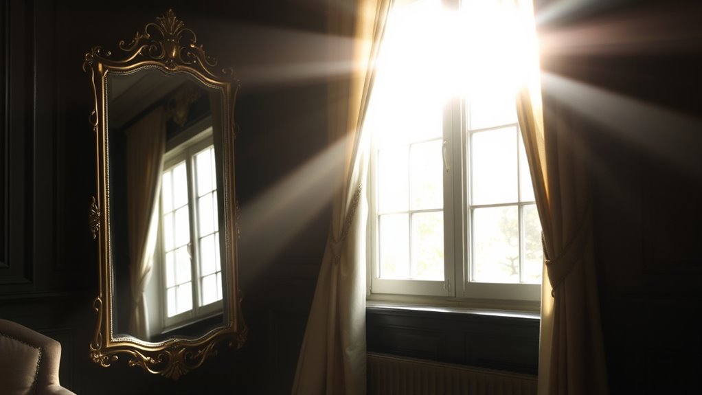 mirror placement maximizes light